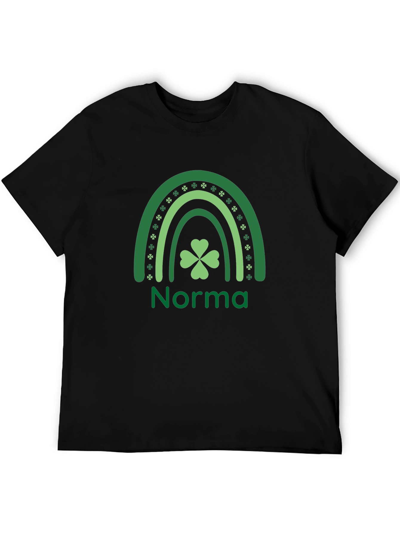 Norma Shamrock Rainbow St. Patricks Day T-Shirt