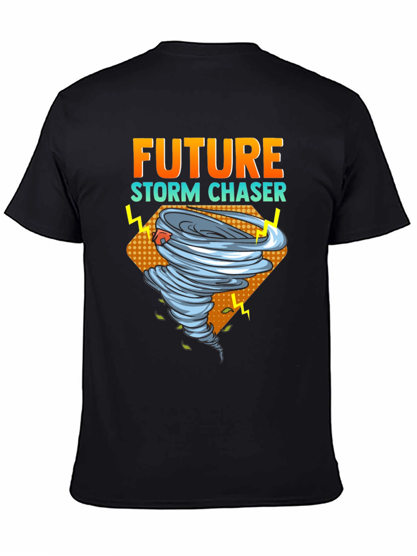 Future Storm Chaser Graphic Tee - Tornado Design