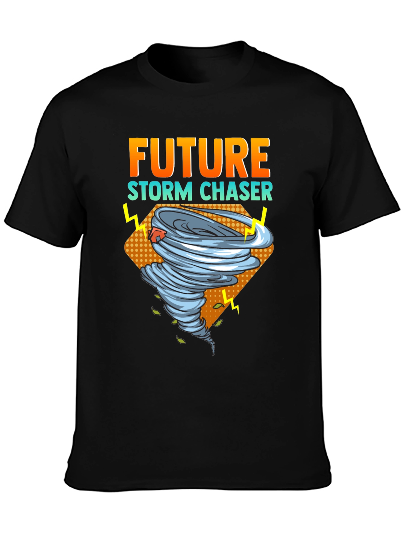 Future Storm Chaser Graphic Tee - Tornado Design