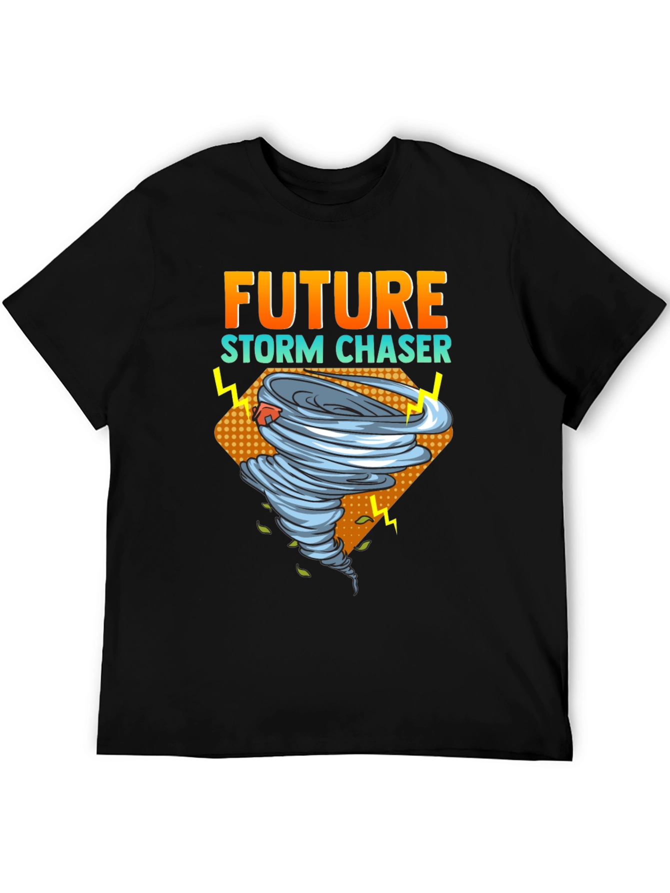 Future Storm Chaser Graphic Tee - Tornado Design