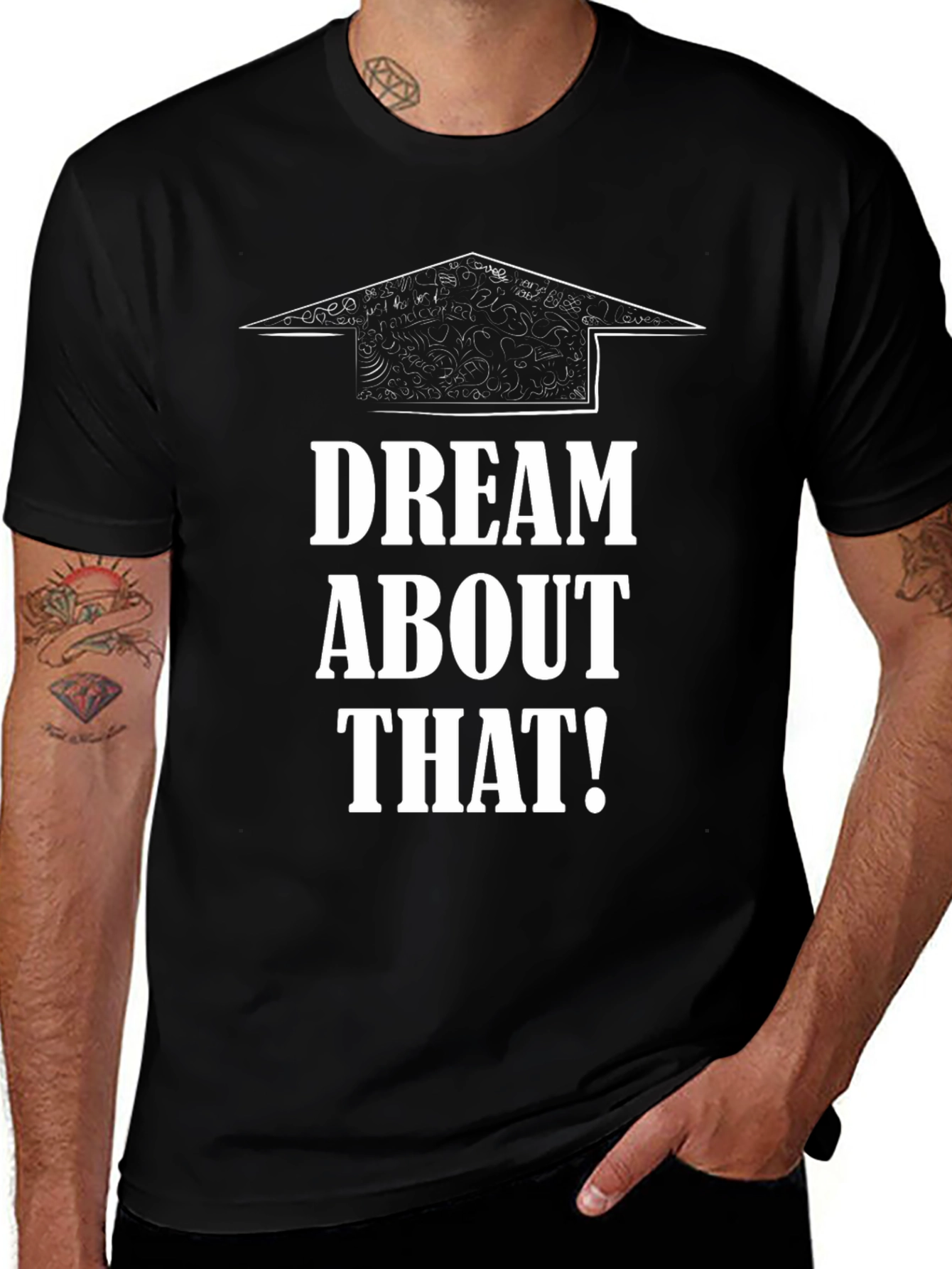Dream About That Black Graphic Tee