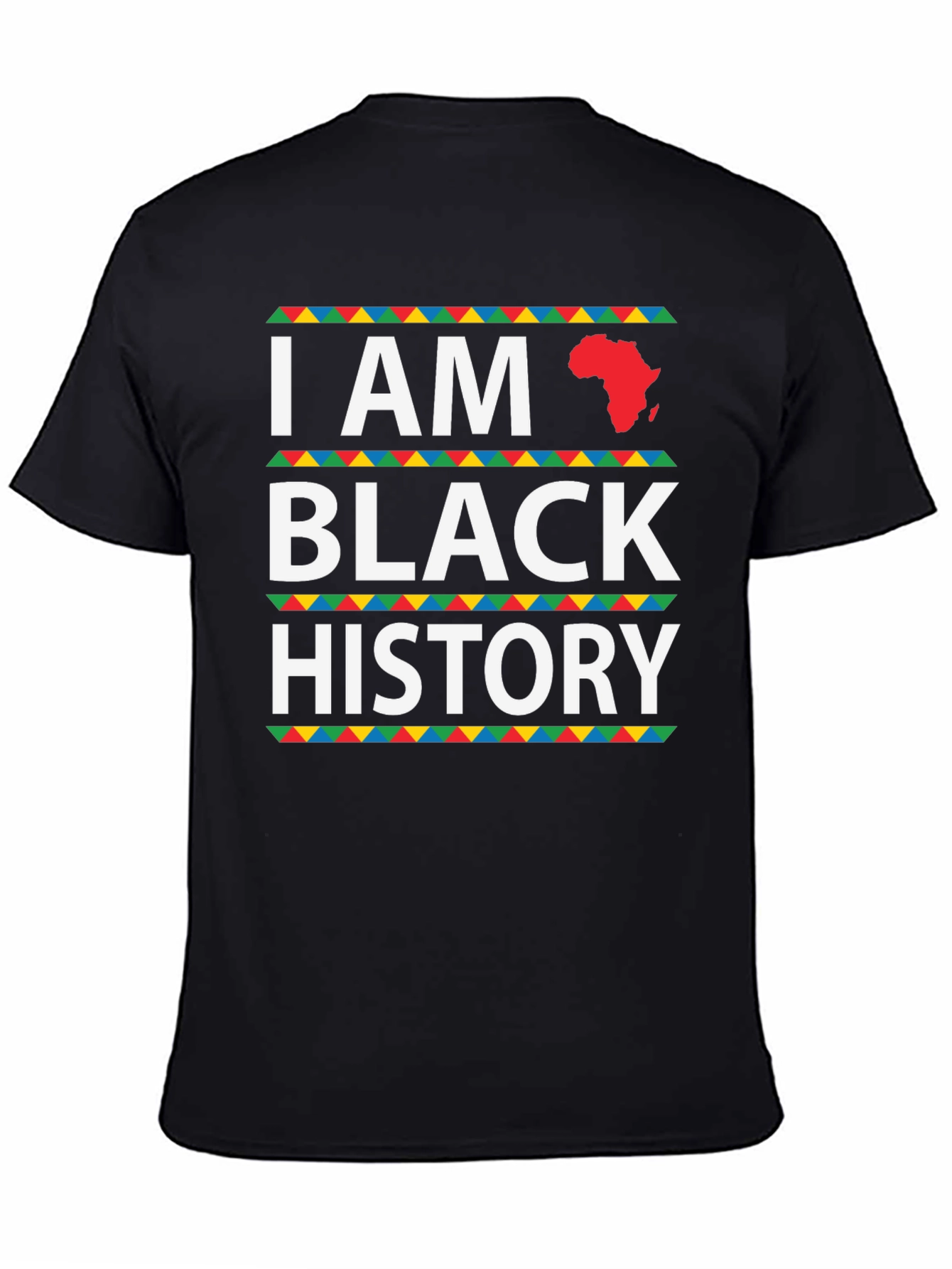 Black History T-Shirt - I AM - Africa Map