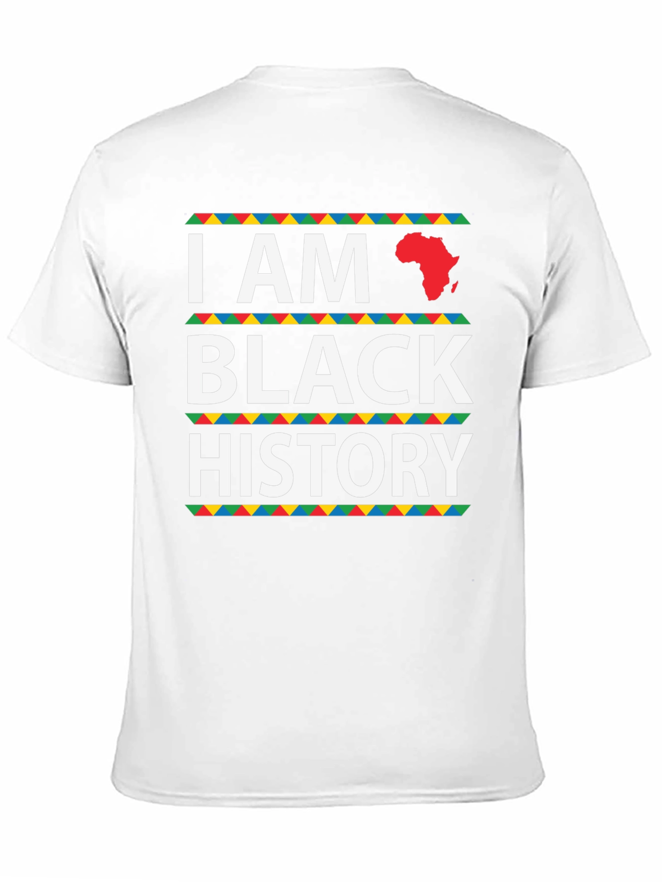 Black History T-Shirt - I AM - Africa Map