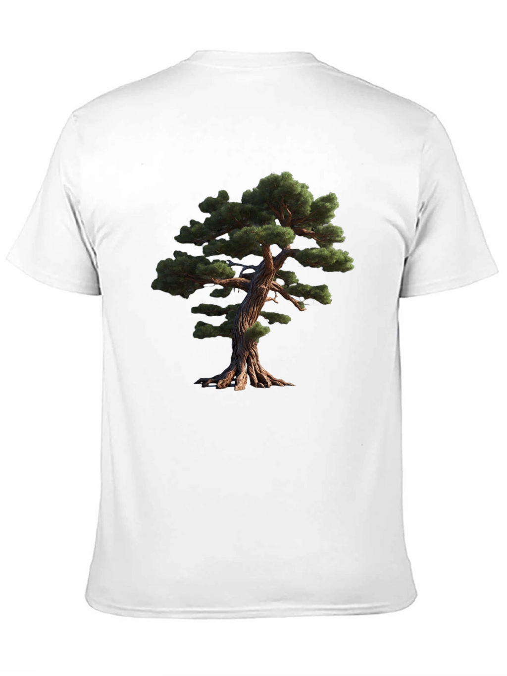 Bonsai Tree Graphic Black T-Shirt