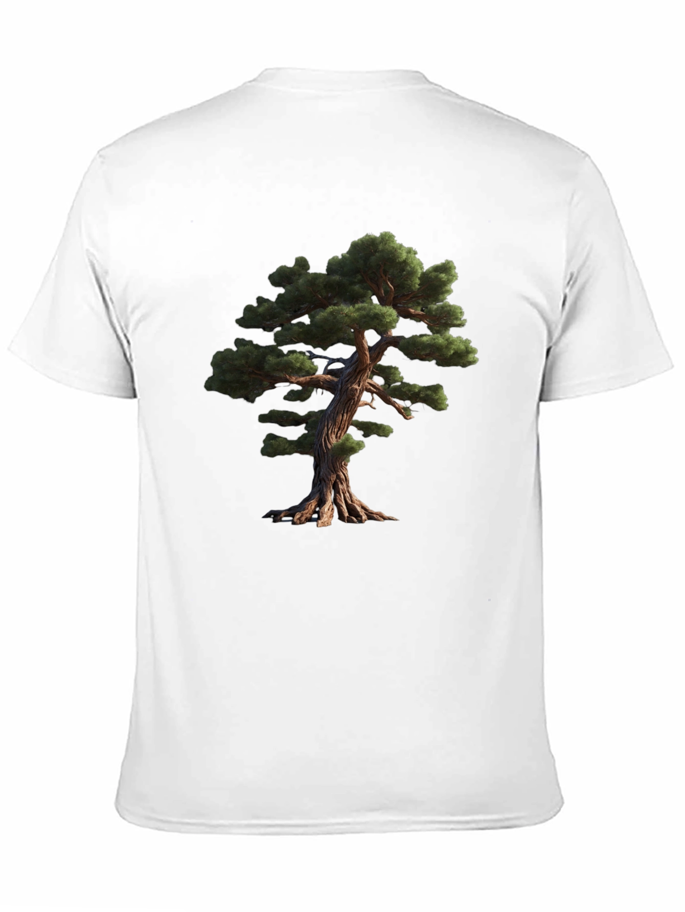 Bonsai Tree Graphic Black T-Shirt
