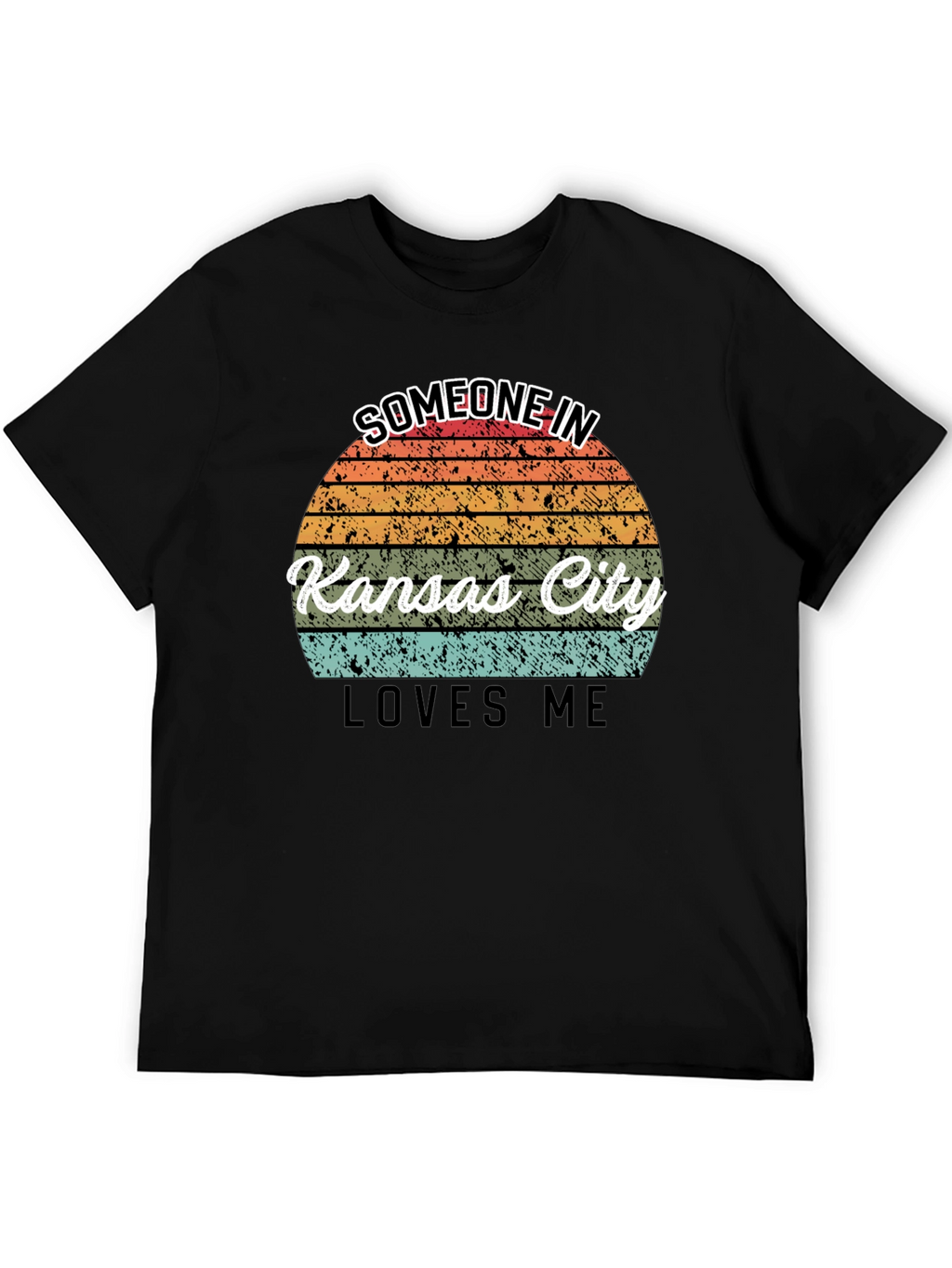 Kansas City Retro Sunset Graphic T-Shirt
