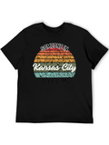 Kansas City Retro Sunset Graphic T-Shirt