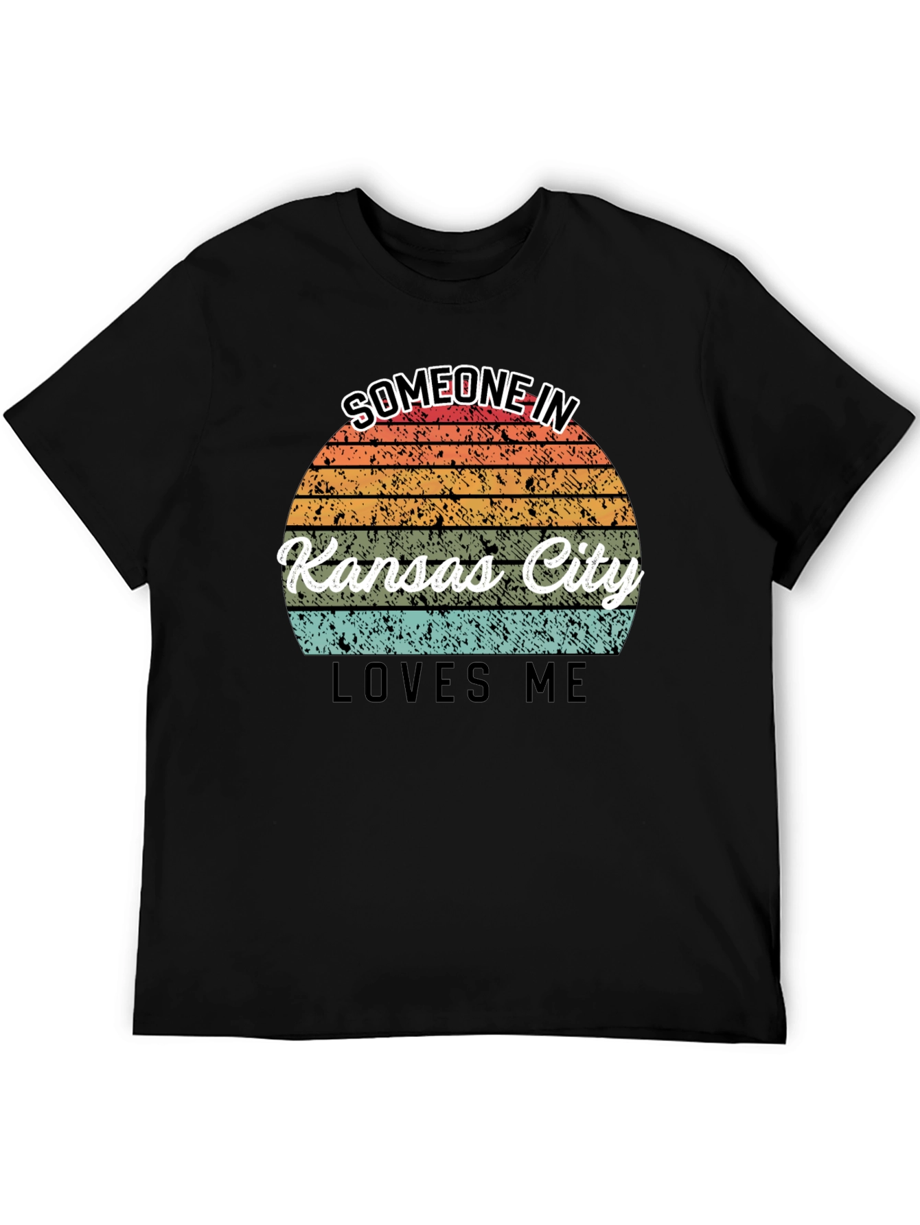 Kansas City Retro Sunset Graphic T-Shirt