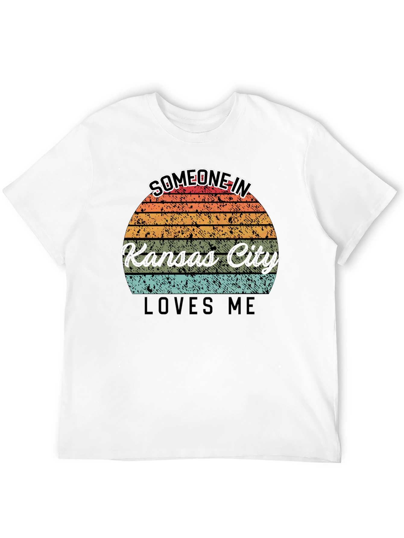 Kansas City Retro Sunset Graphic T-Shirt