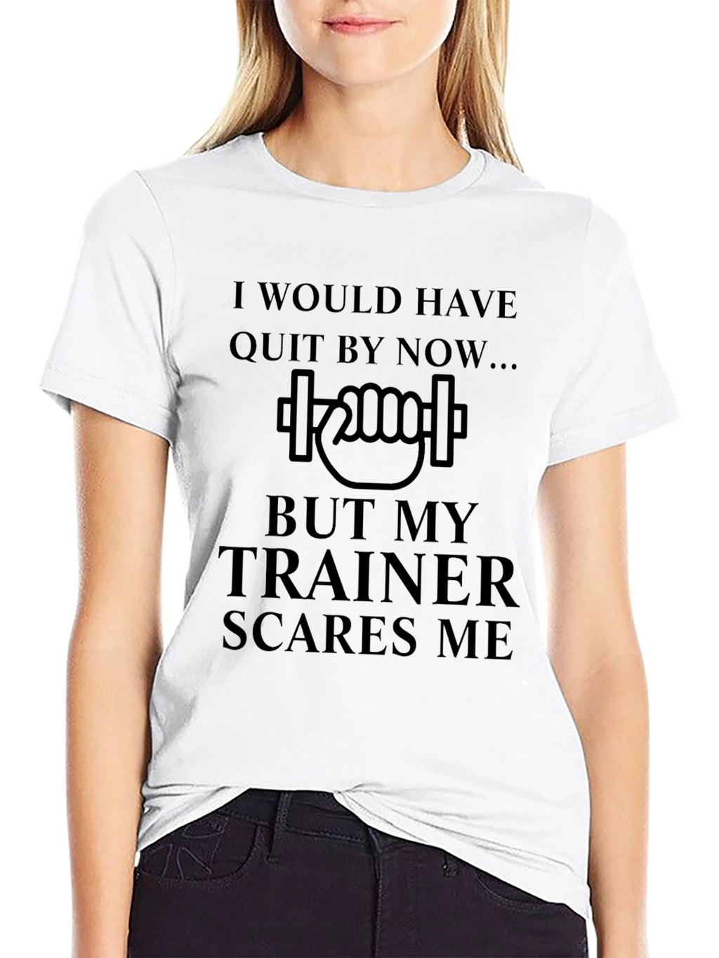 Trainer Scares Me Funny Gym T-Shirt