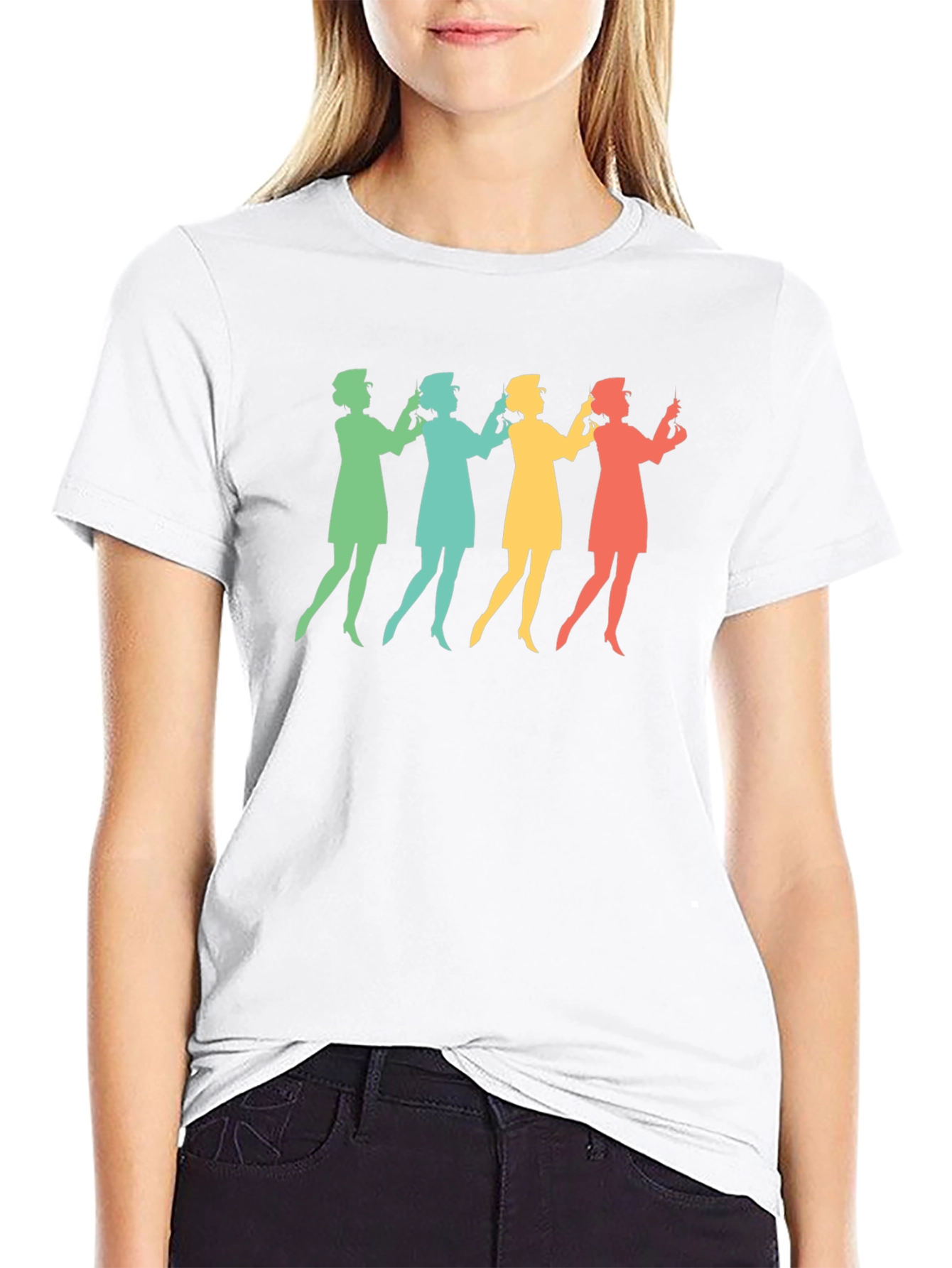 Retro Nurse T-Shirt - Healthcare Hero Style