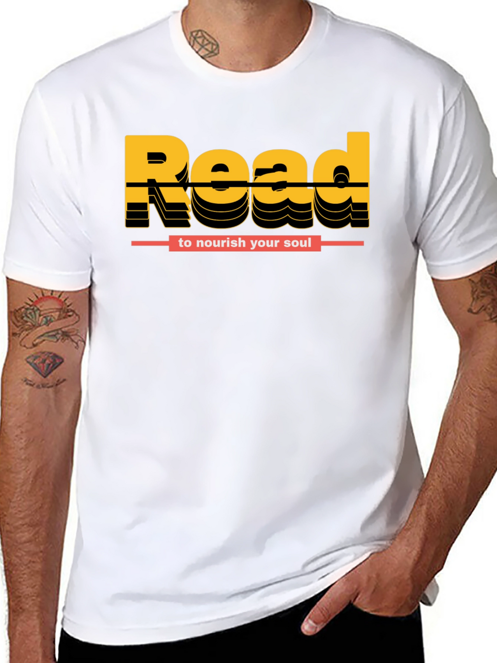Read To Nourish Soul Graphic Tee