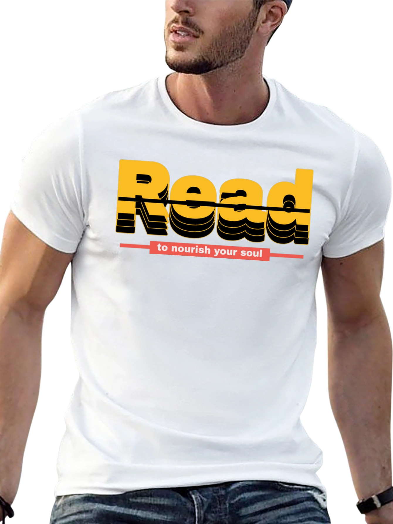 Read To Nourish Soul Graphic Tee