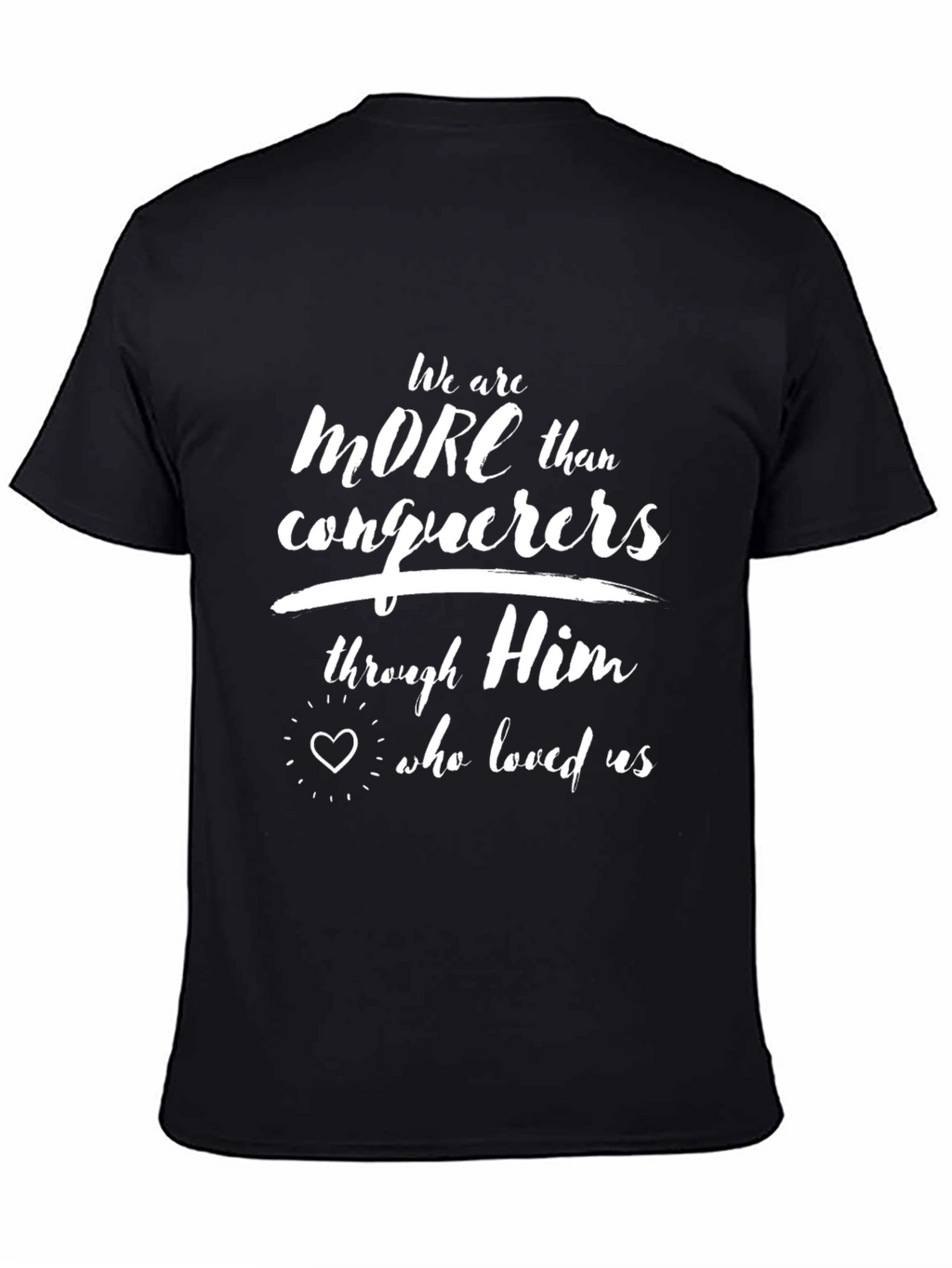 More Than Conquerors T-Shirt Christian Faith Tee
