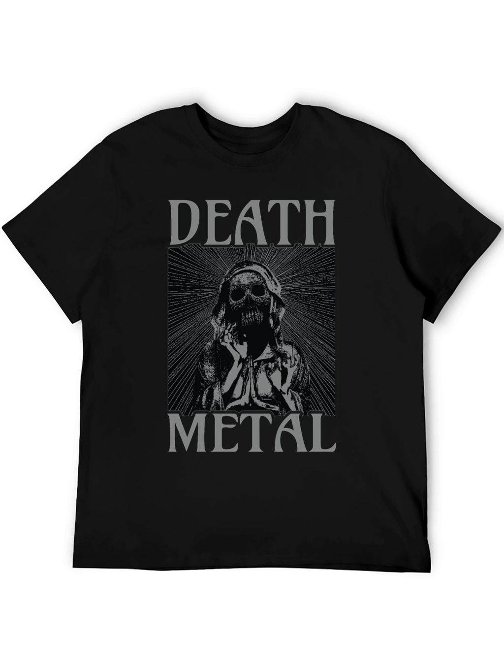 Death Metal Graphic Tee - Black Unisex T-Shirt
