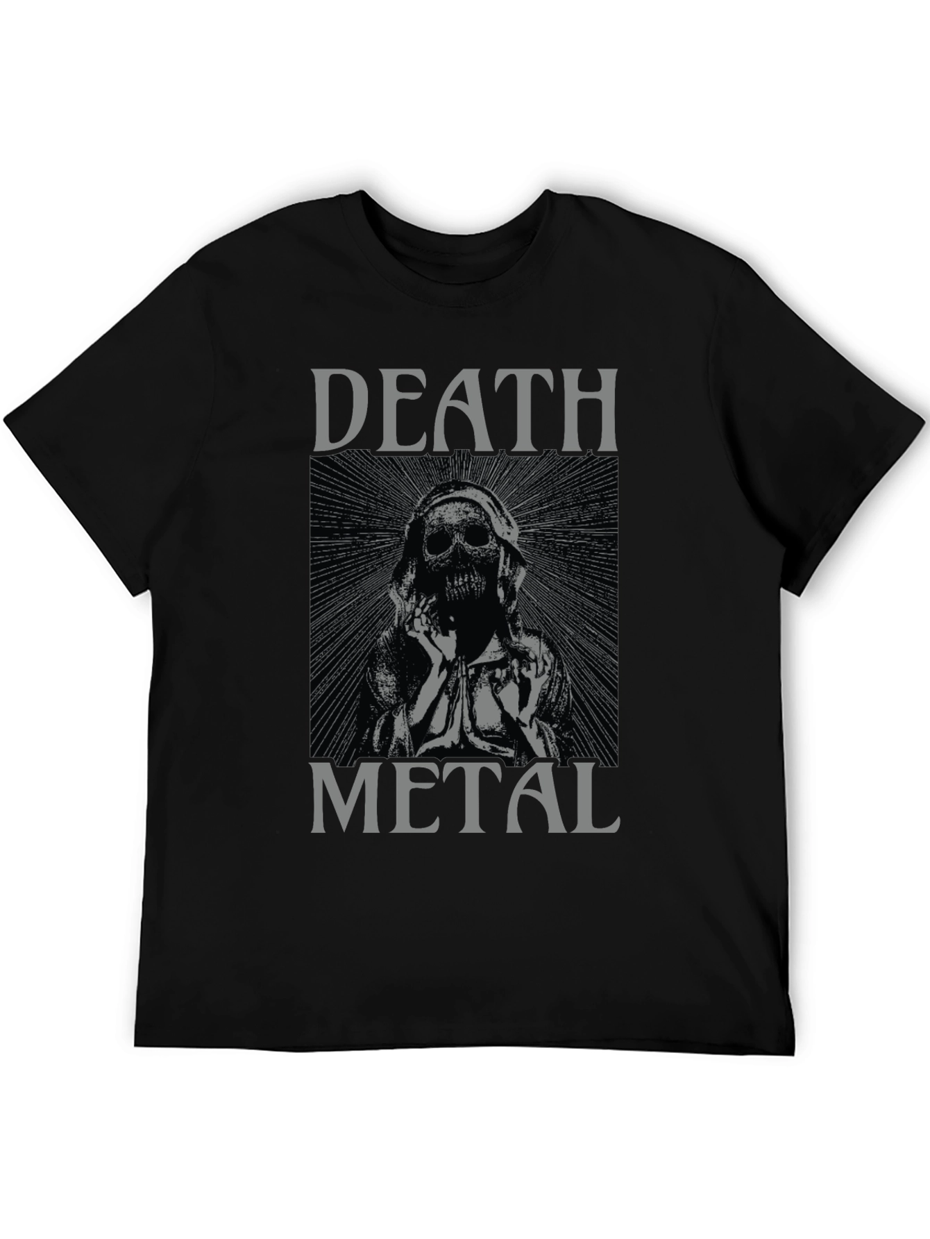 Death Metal Graphic Tee - Black Unisex T-Shirt