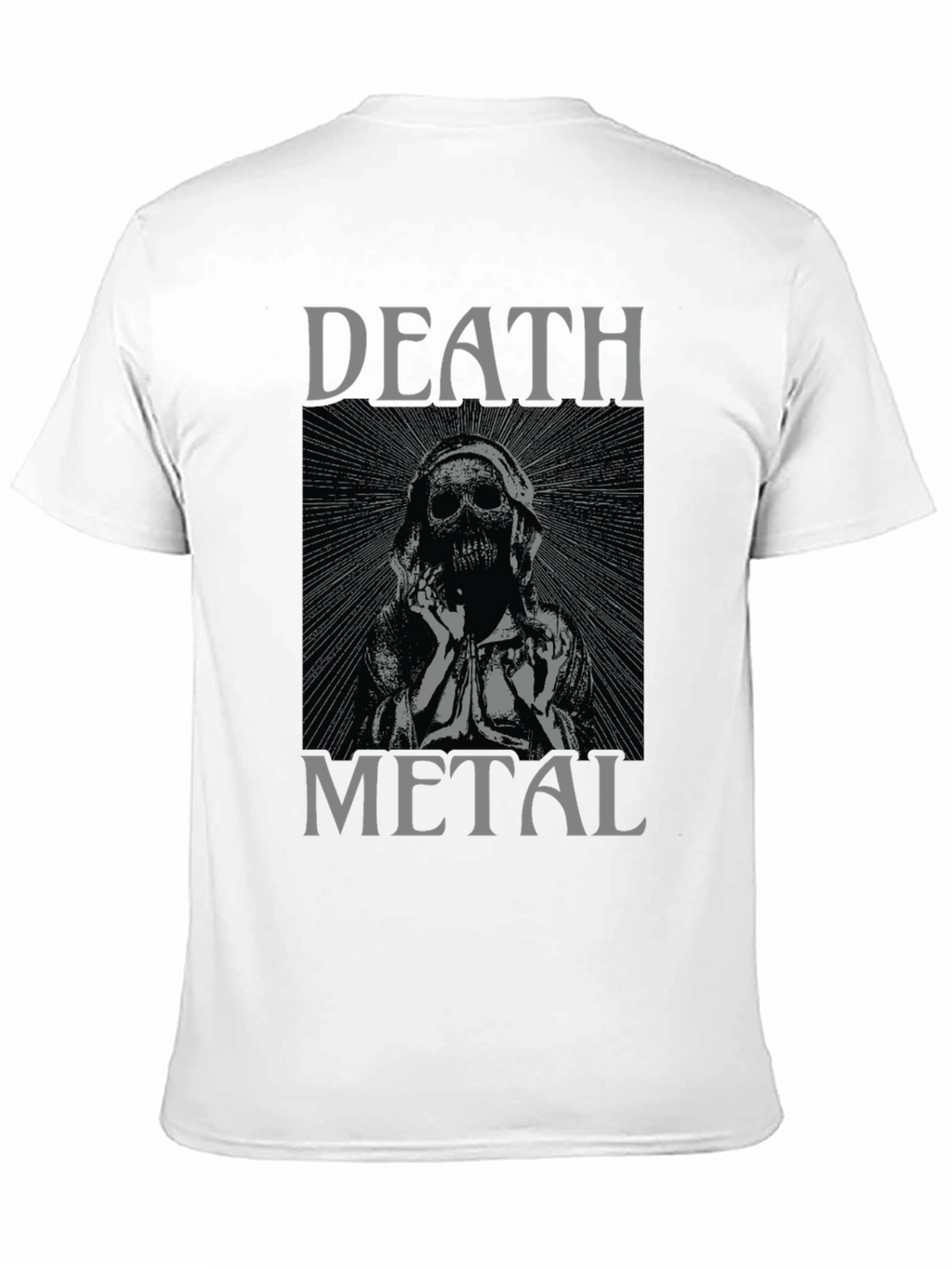 Death Metal Graphic Tee - Black Unisex T-Shirt