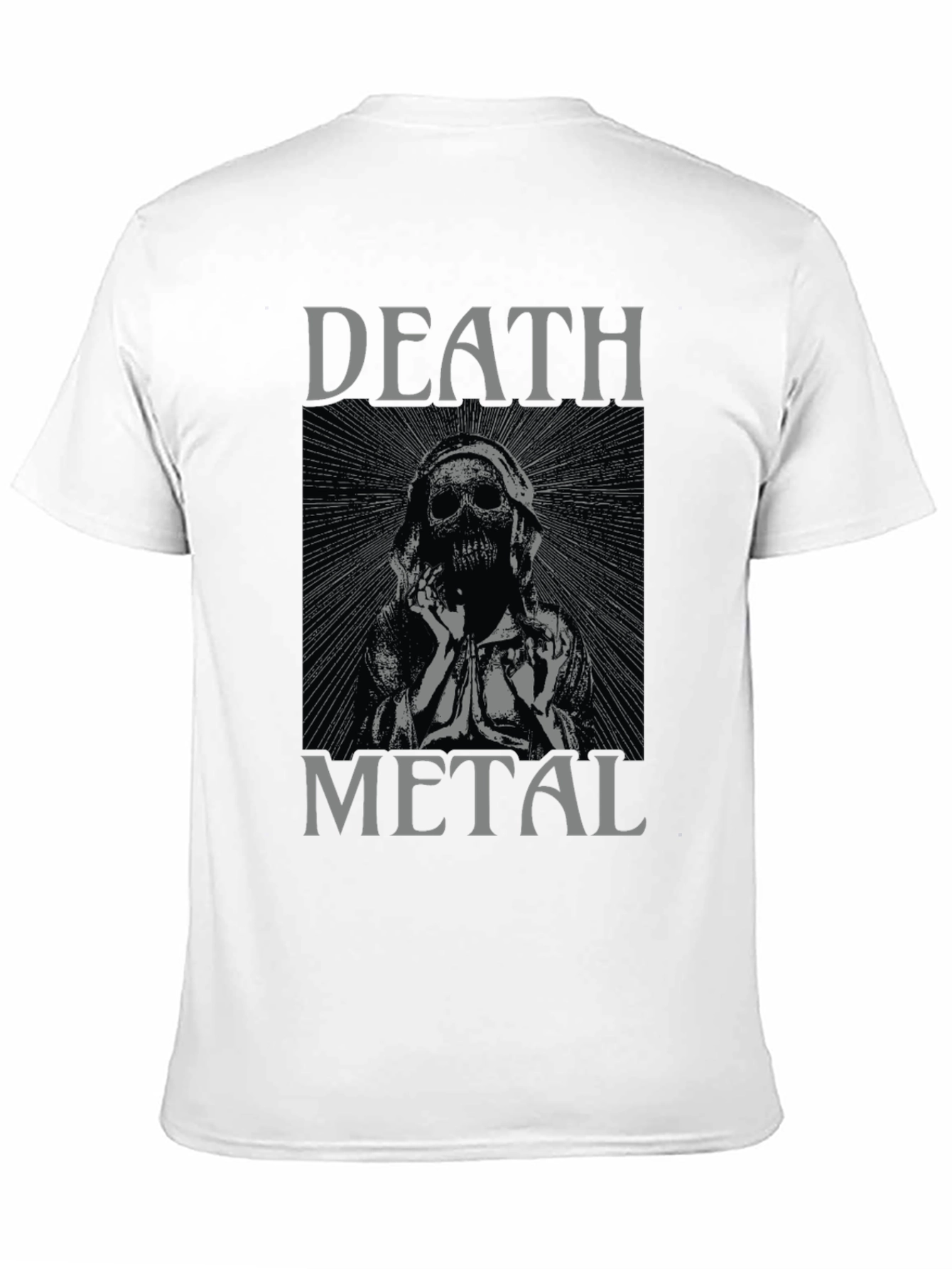 Death Metal Graphic Tee - Black Unisex T-Shirt
