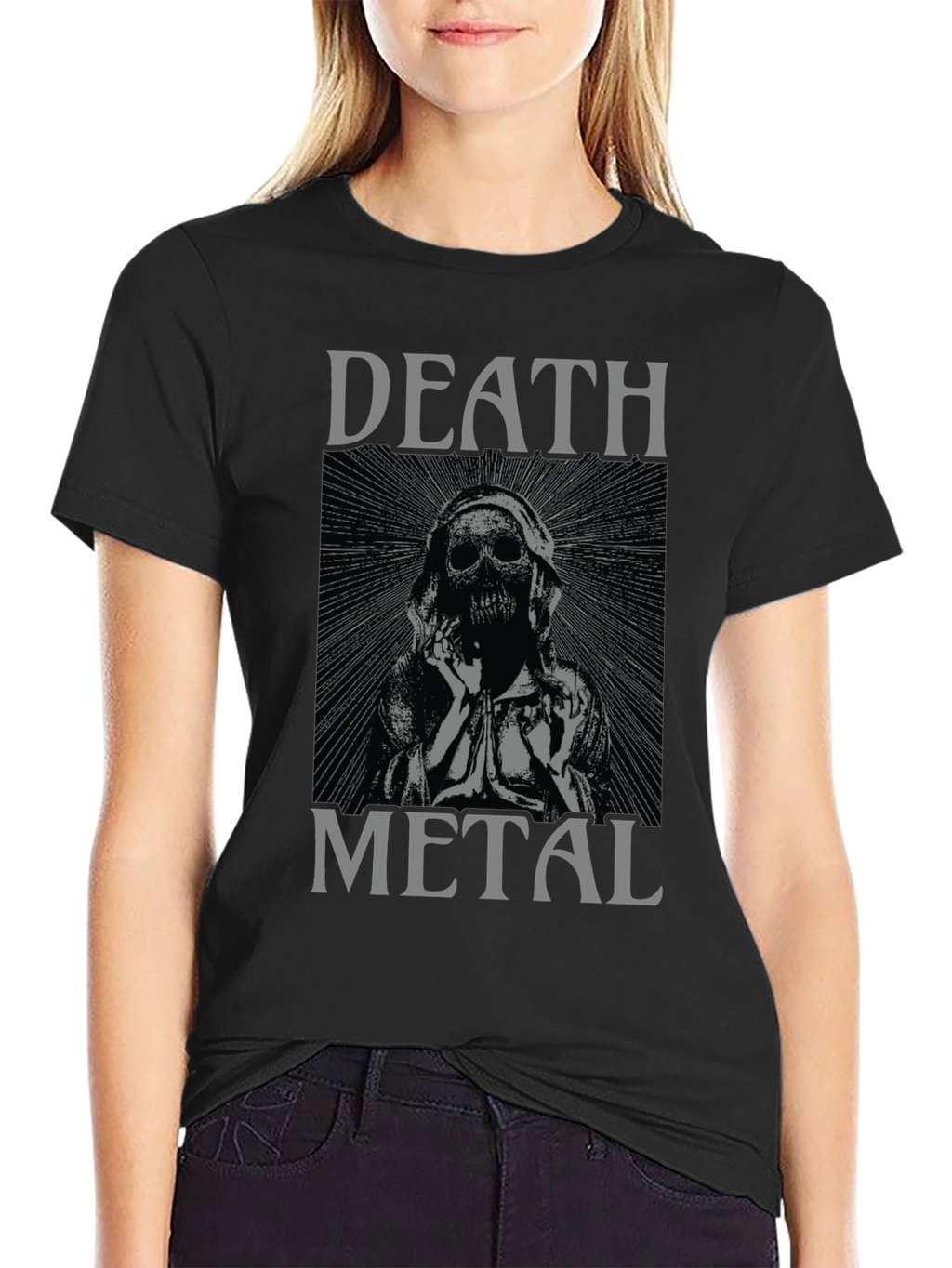 Death Metal Graphic Tee - Black Unisex T-Shirt