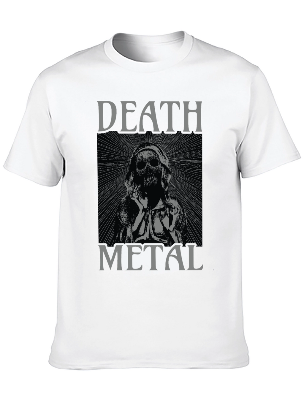 Death Metal Graphic Tee - Black Unisex T-Shirt