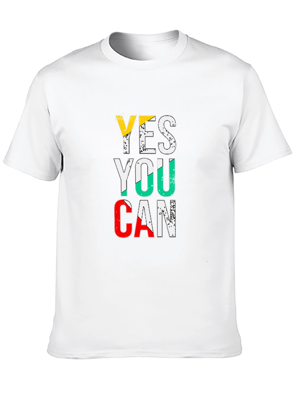 Motivational Yes You Can Graphic T-Shirt