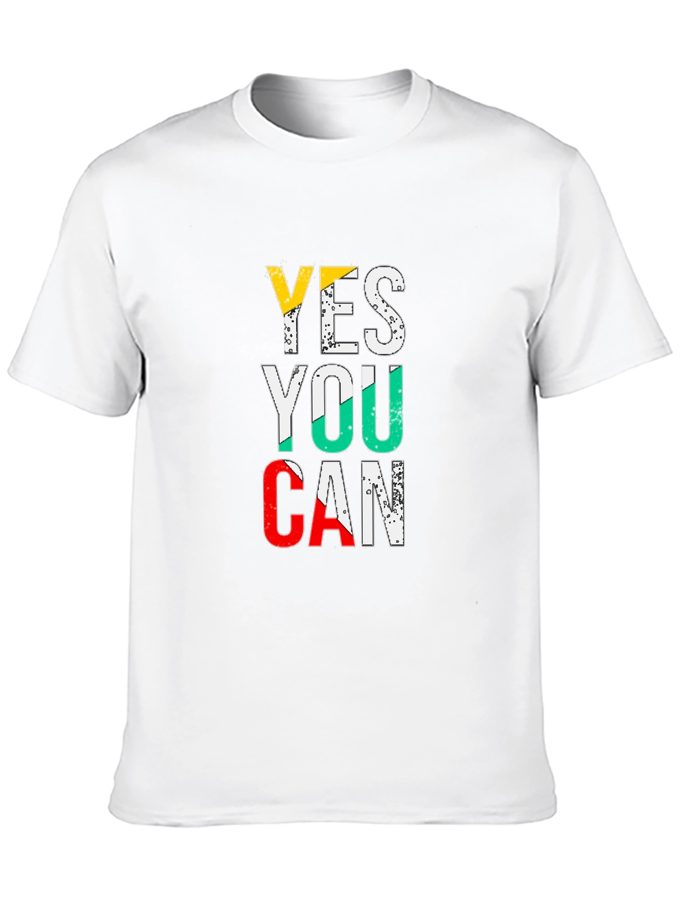 Motivational Yes You Can Graphic T-Shirt