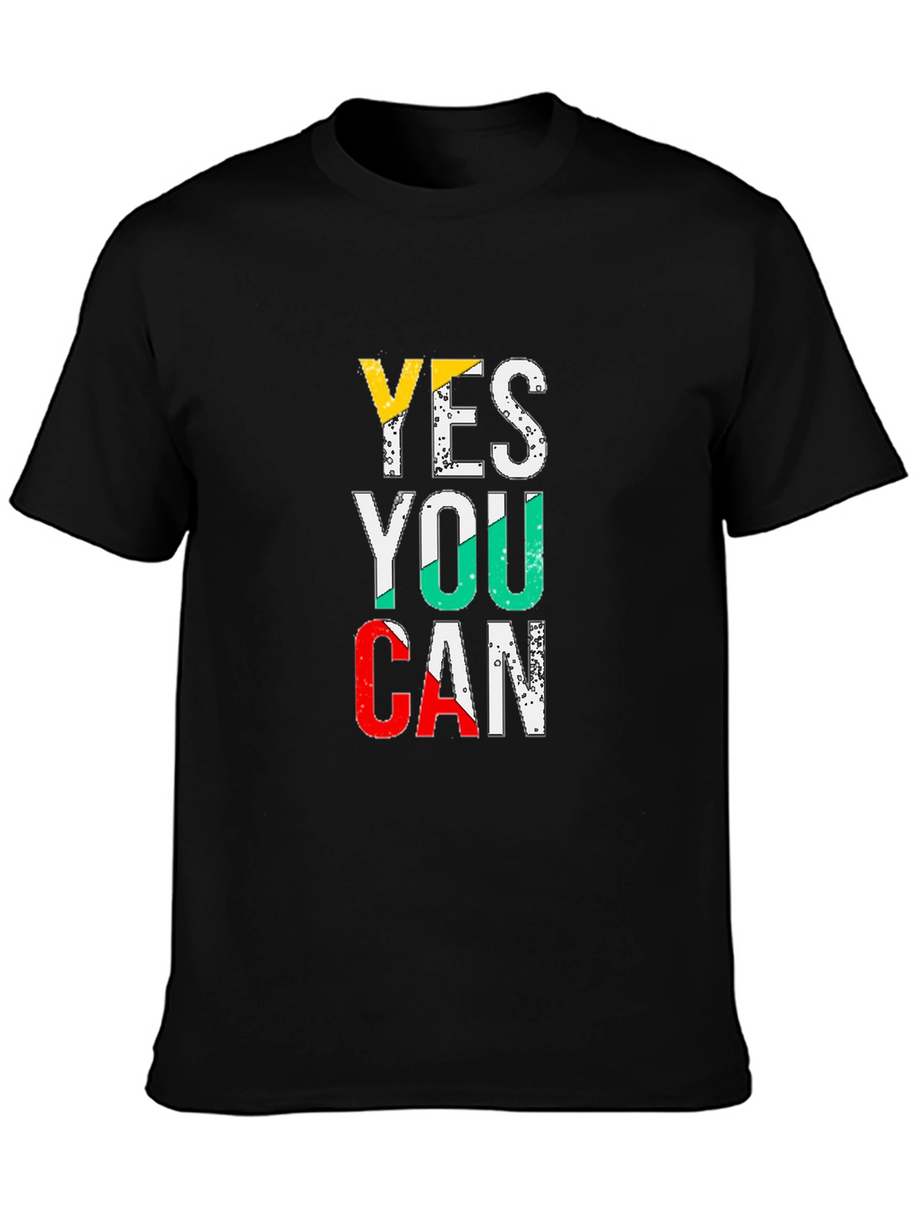 Motivational Yes You Can Graphic T-Shirt