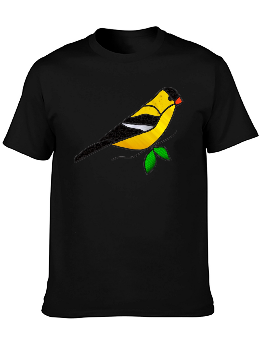 Goldfinch Graphic Tee - Black Unisex T-Shirt