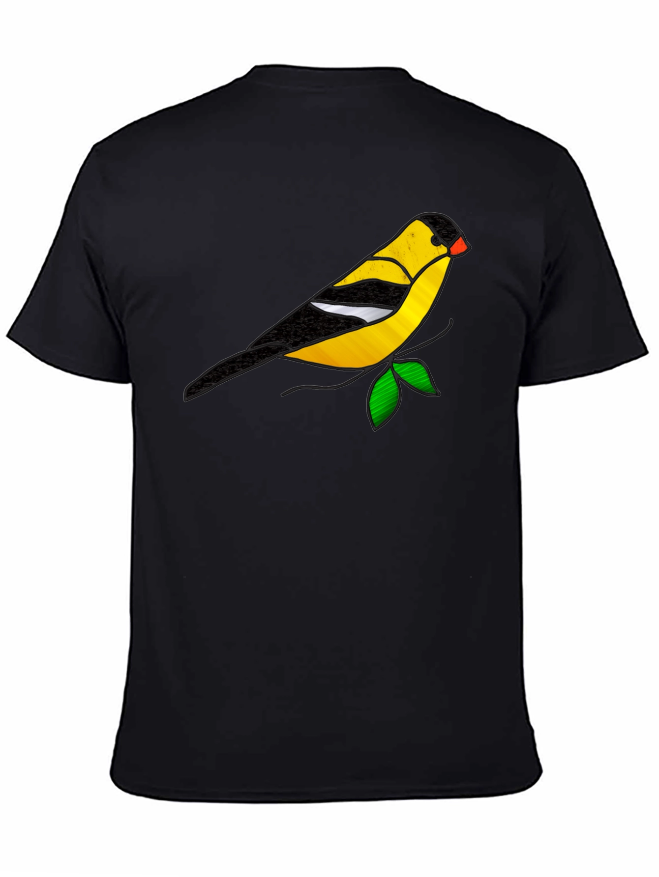 Goldfinch Graphic Tee - Black Unisex T-Shirt