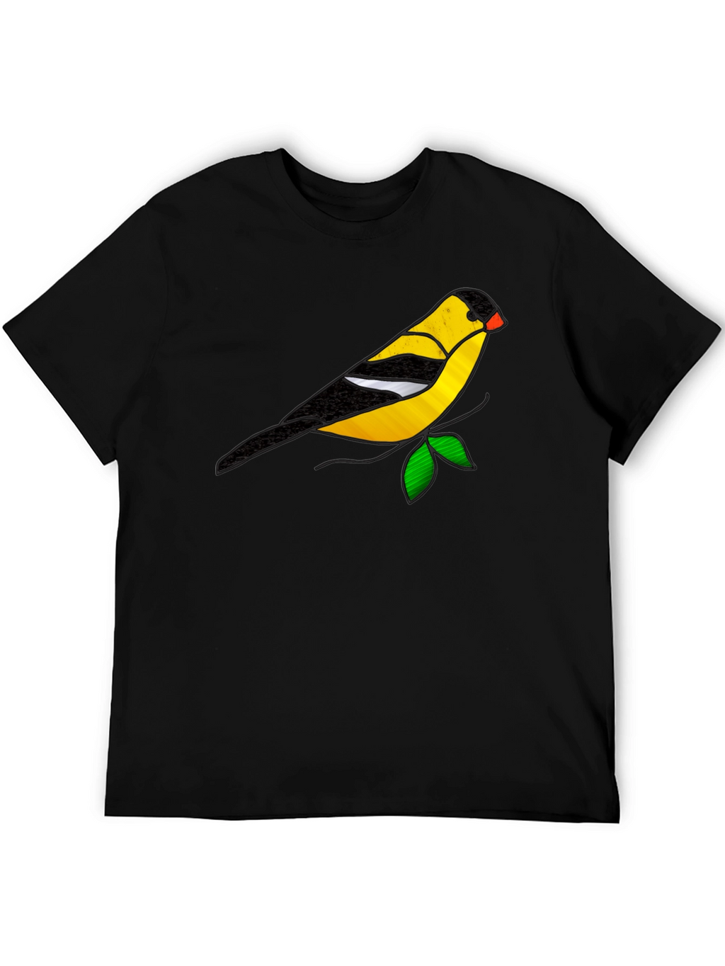 Goldfinch Graphic Tee - Black Unisex T-Shirt