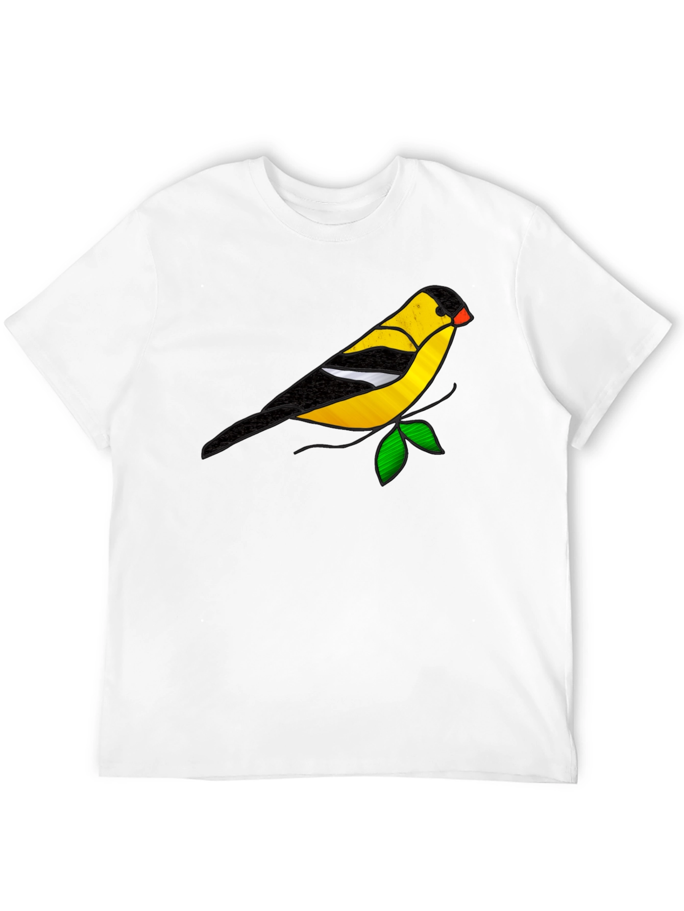 Goldfinch Graphic Tee - Black Unisex T-Shirt