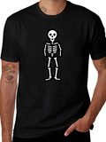 Skeleton Graphic Black T-Shirt