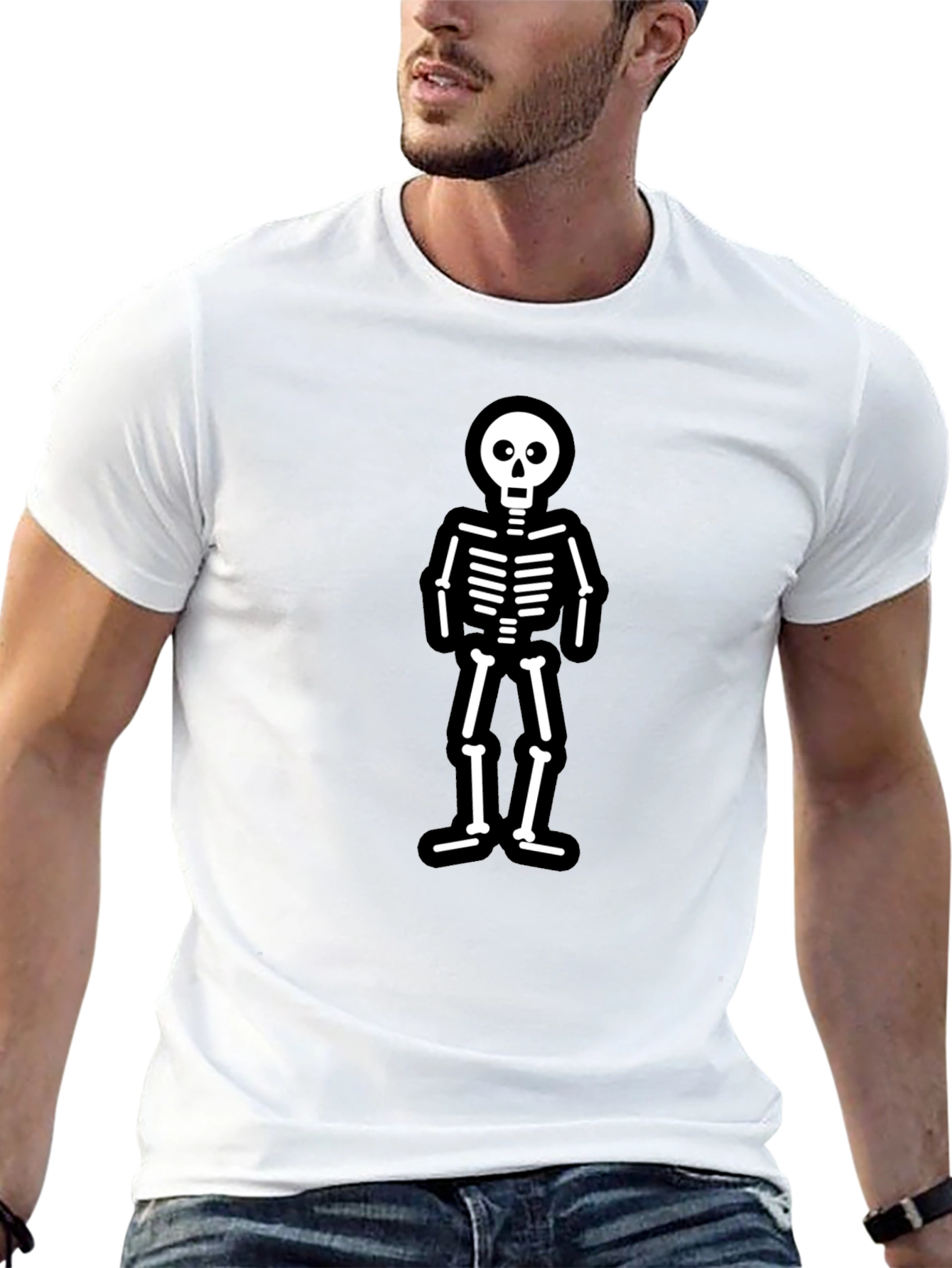 Skeleton Graphic Black T-Shirt
