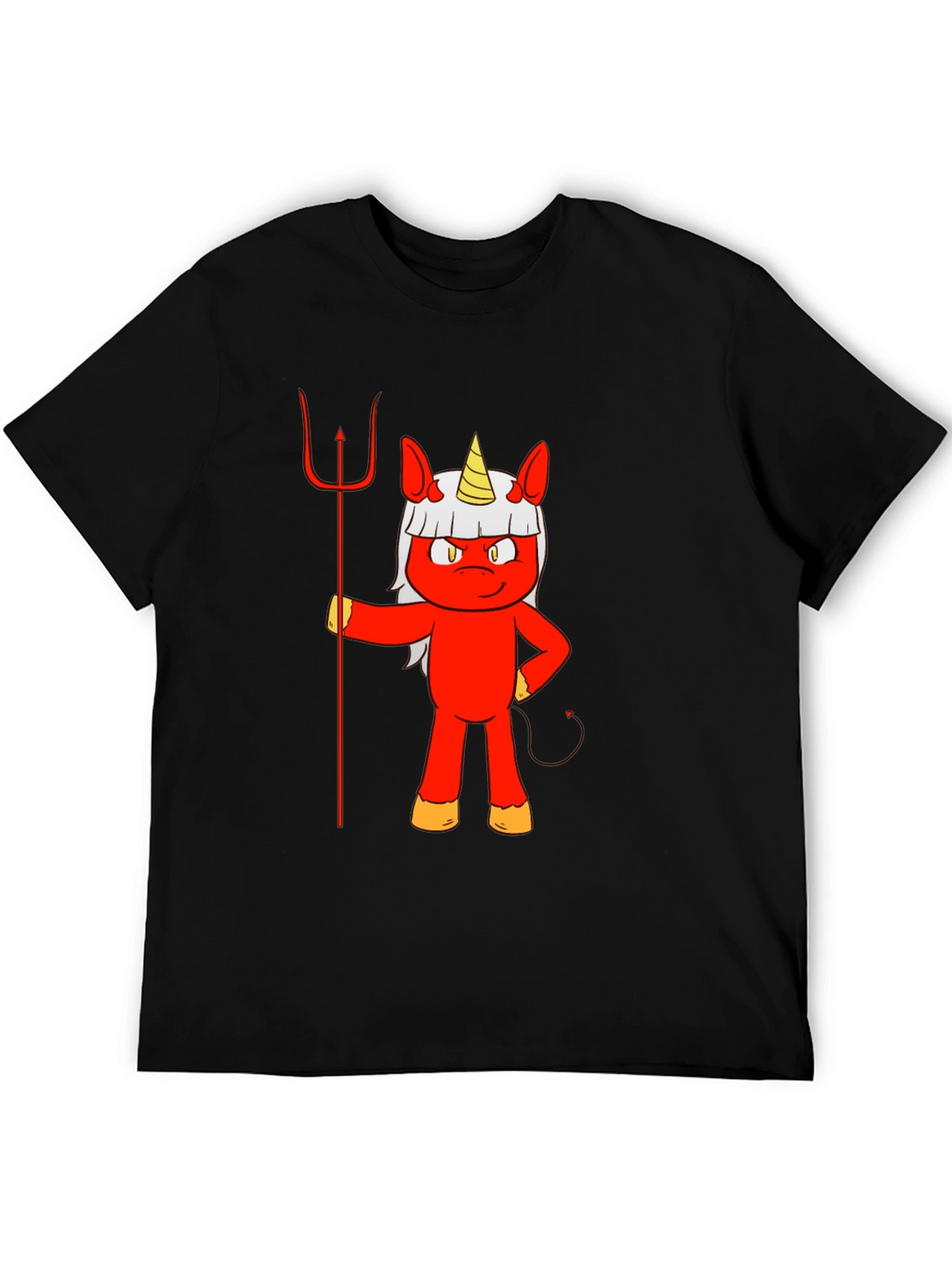 Devil Unicorn Graphic T-Shirt