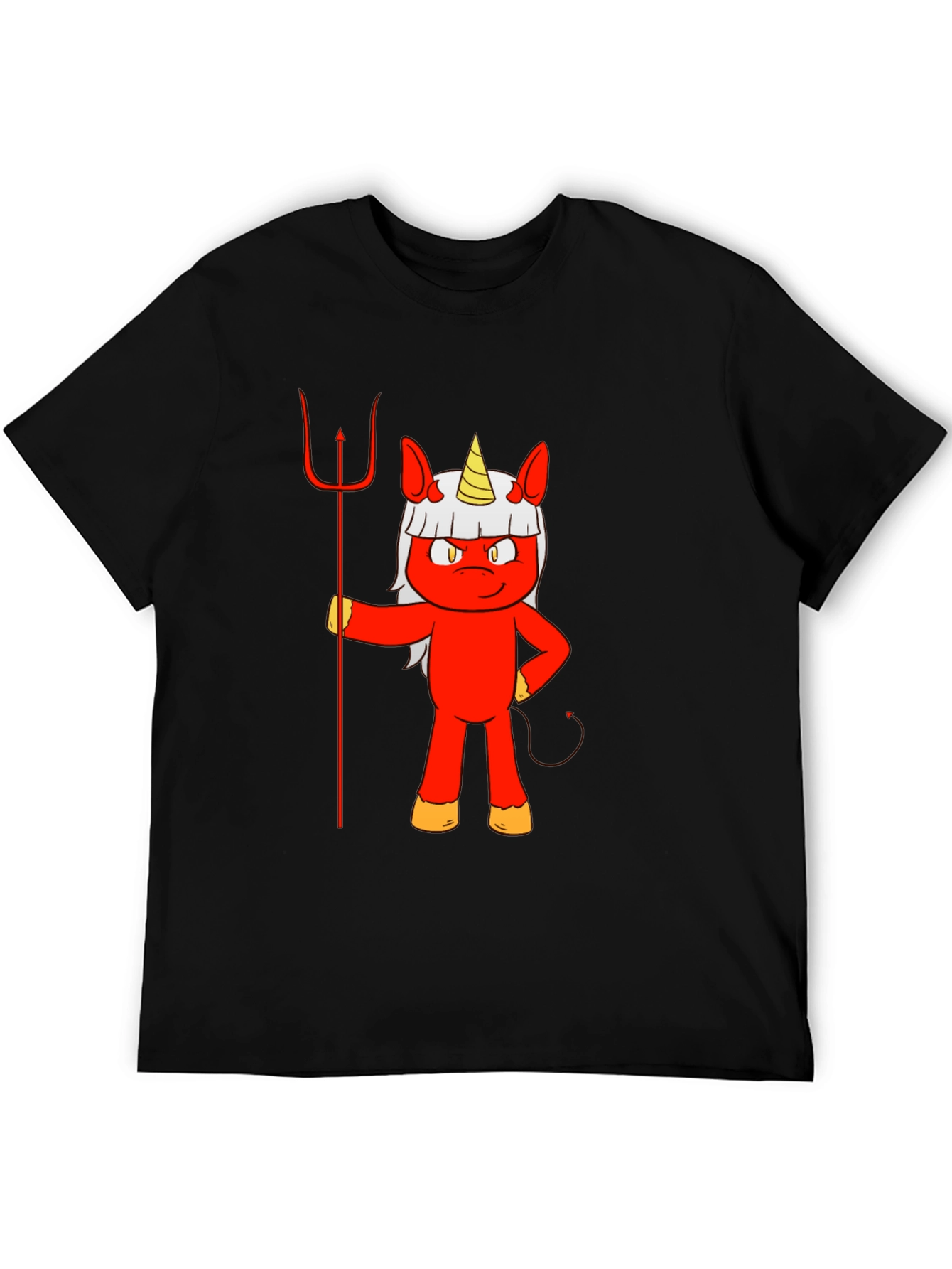 Devil Unicorn Graphic T-Shirt