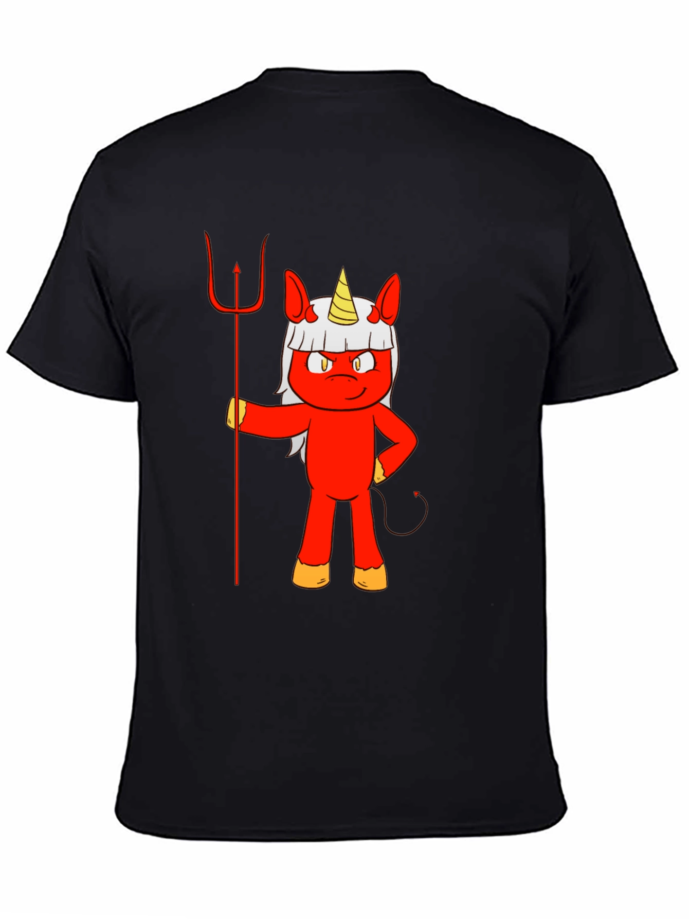 Devil Unicorn Graphic T-Shirt