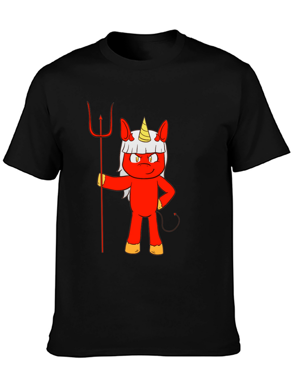 Devil Unicorn Graphic T-Shirt