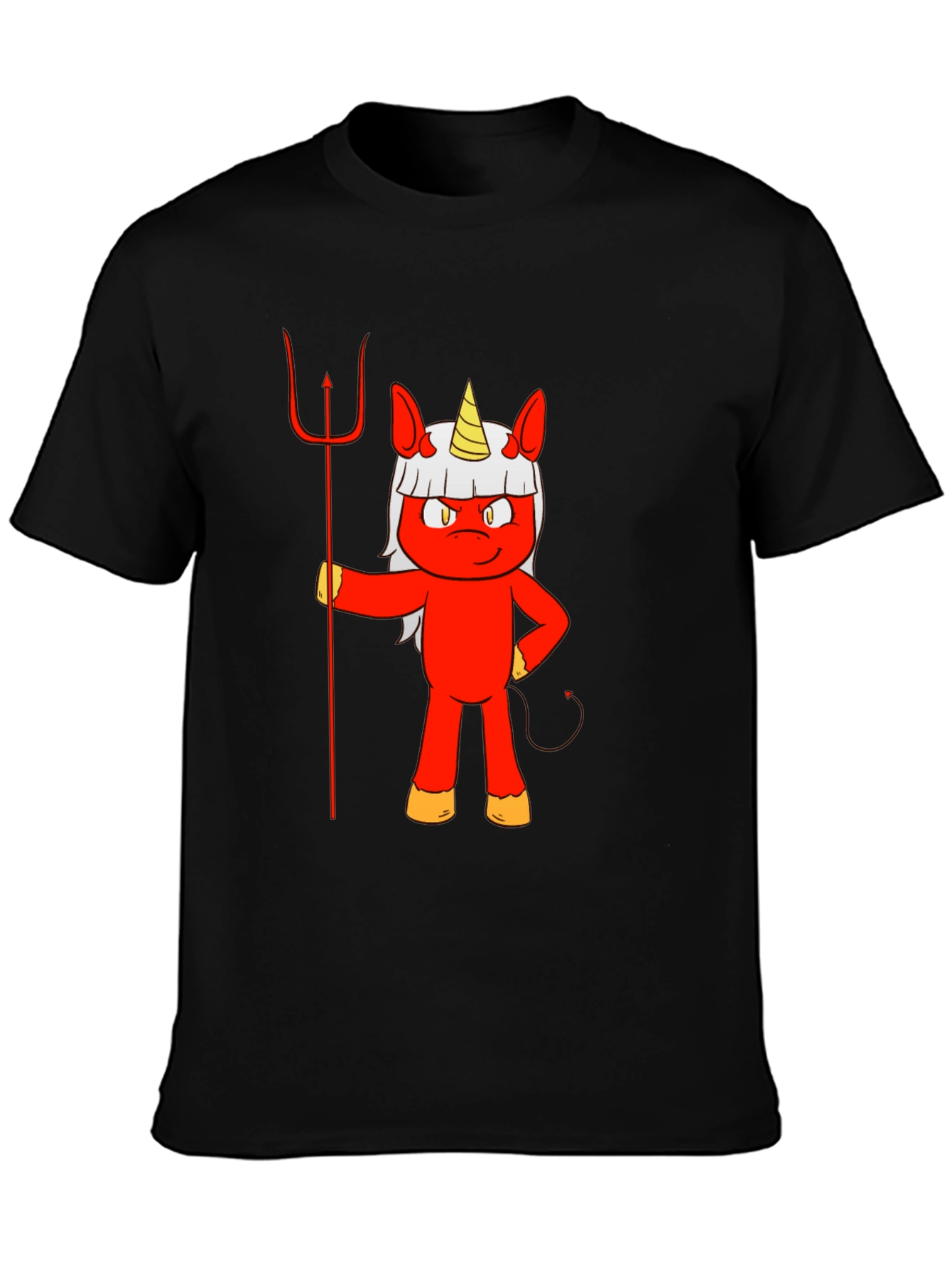 Devil Unicorn Graphic T-Shirt