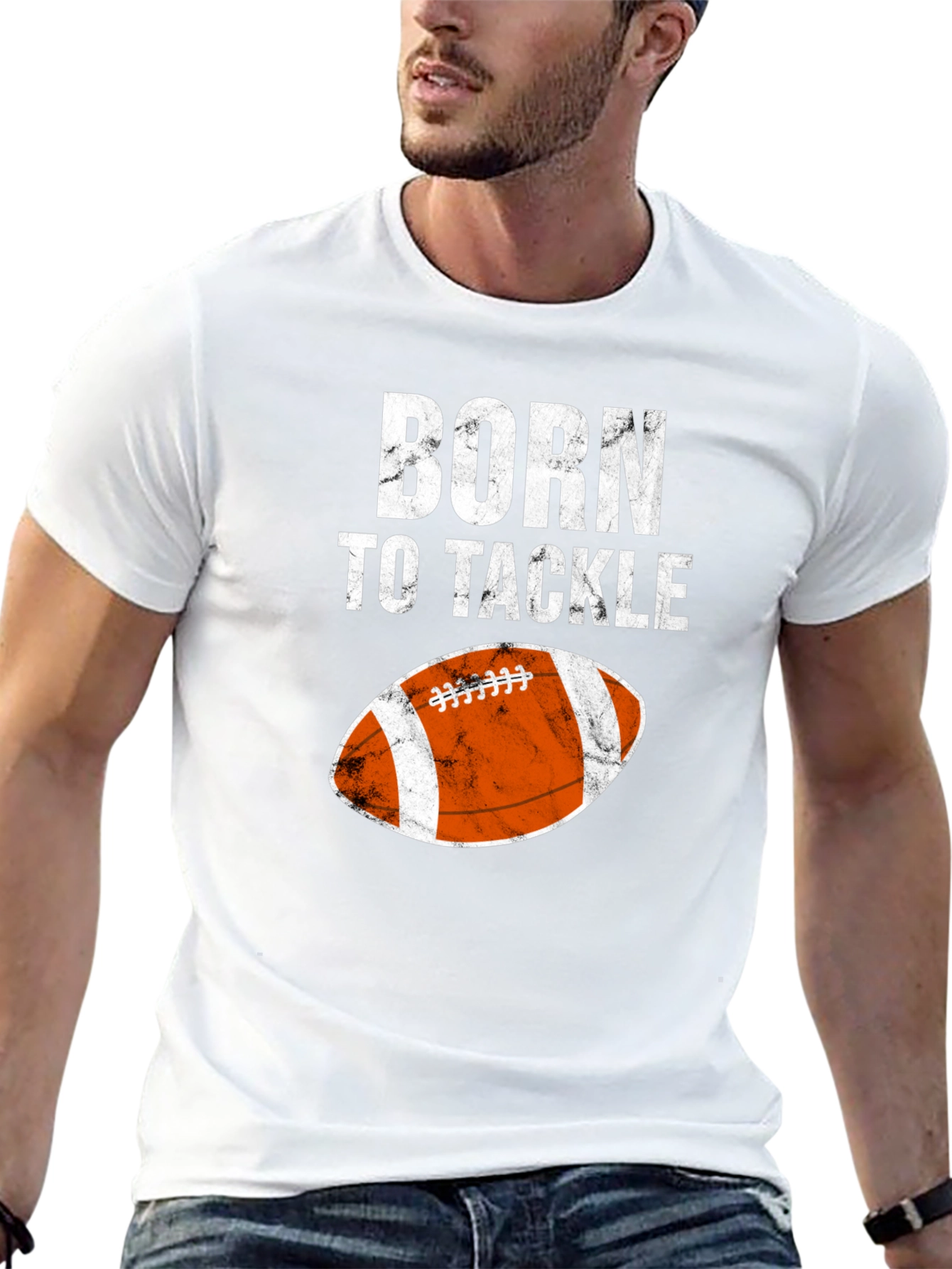 Born to Tackle Football Graphic Tee