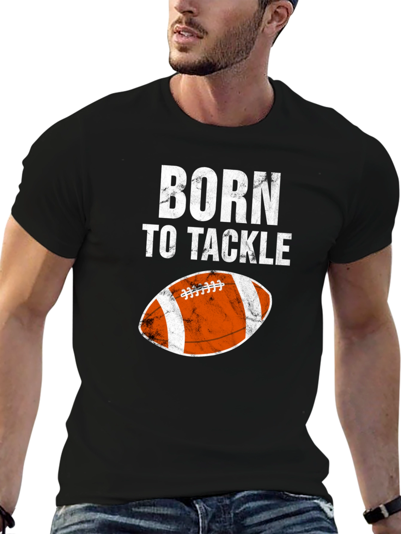 Born to Tackle Football Graphic Tee