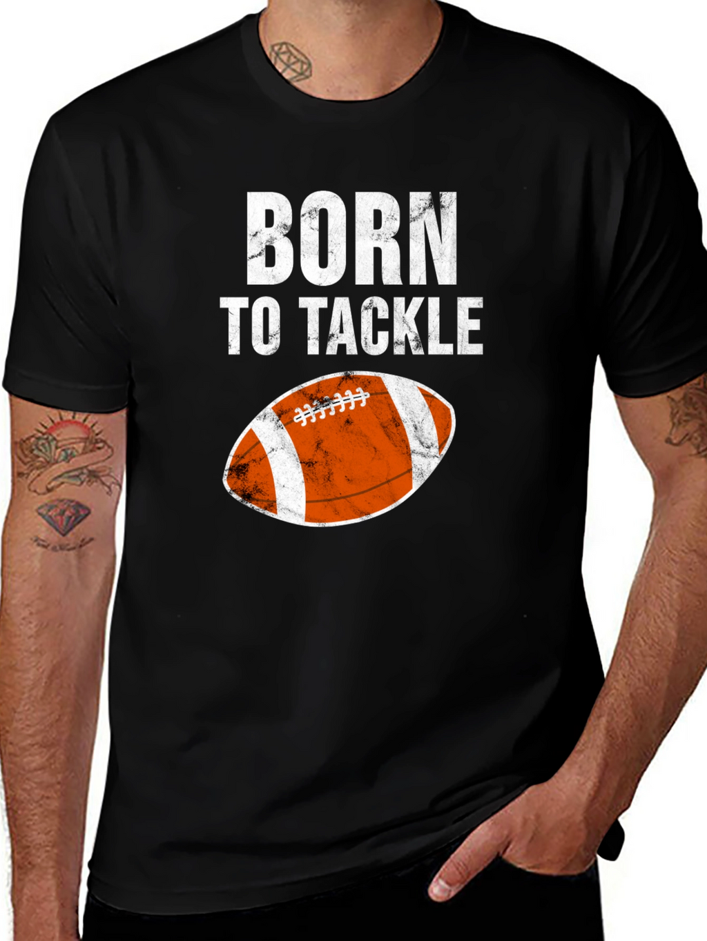 Born to Tackle Football Graphic Tee