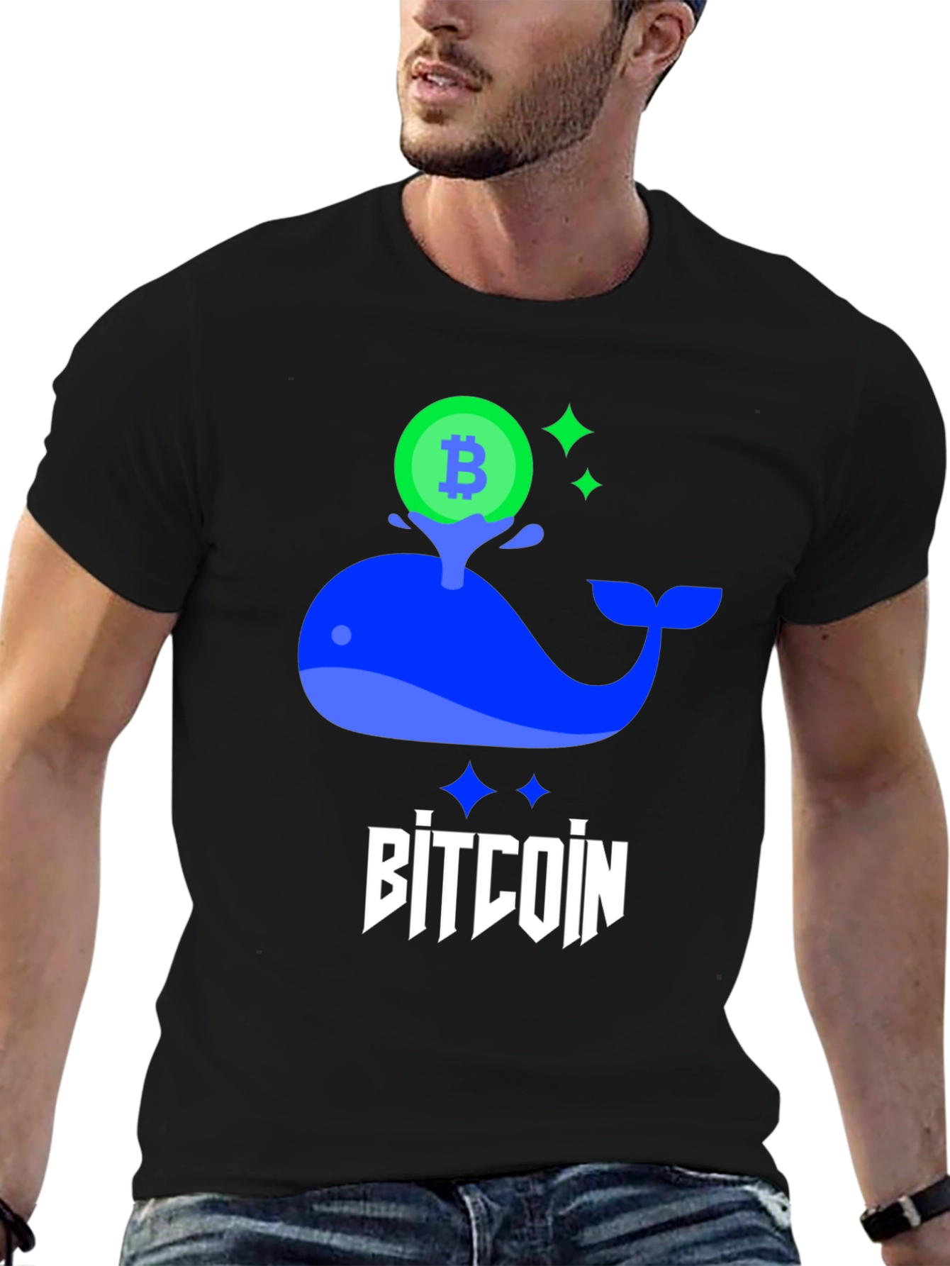 Bitcoin Whale Tee - Crypto Investor Shirt