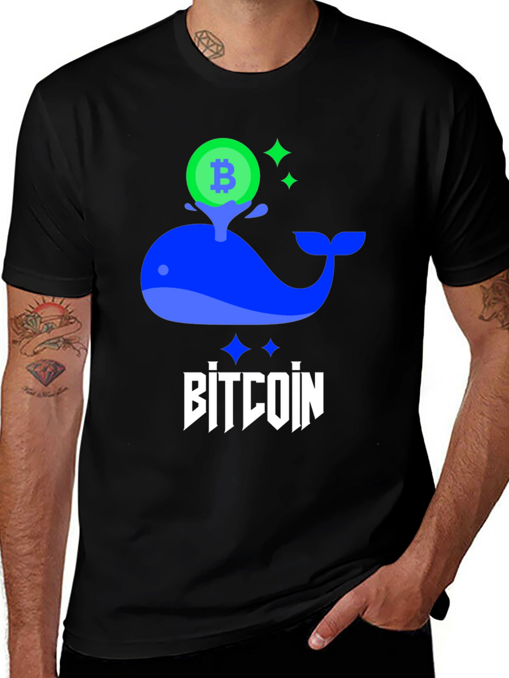Bitcoin Whale Tee - Crypto Investor Shirt