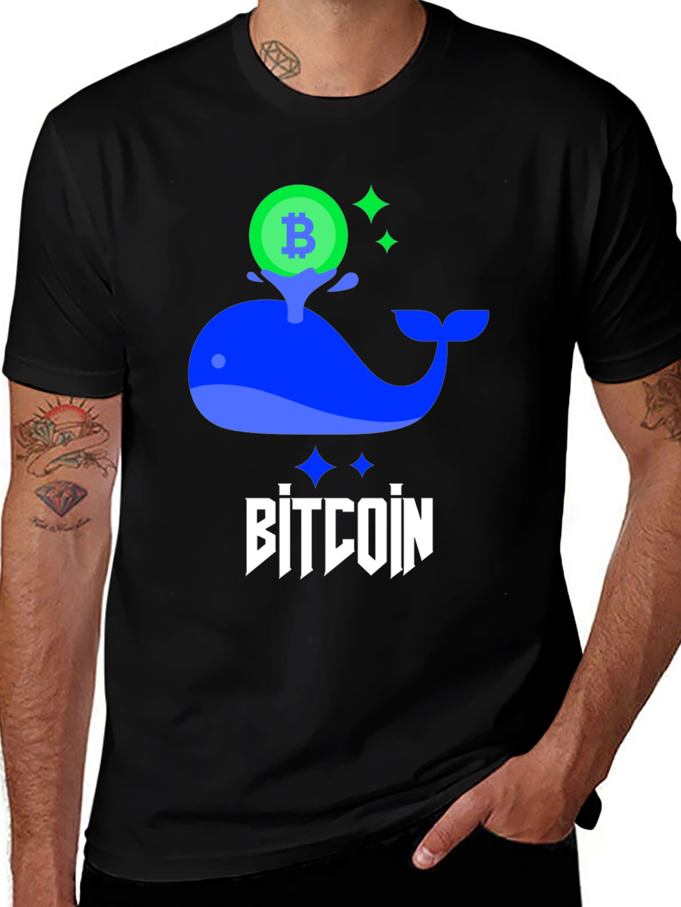 Bitcoin Whale Tee - Crypto Investor Shirt