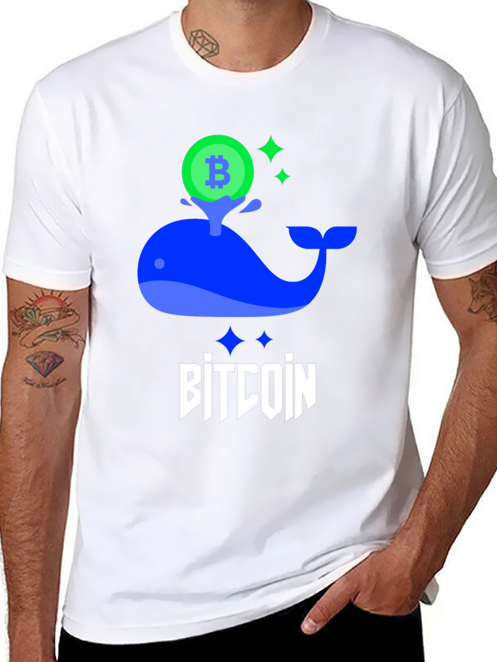 Bitcoin Whale Tee - Crypto Investor Shirt