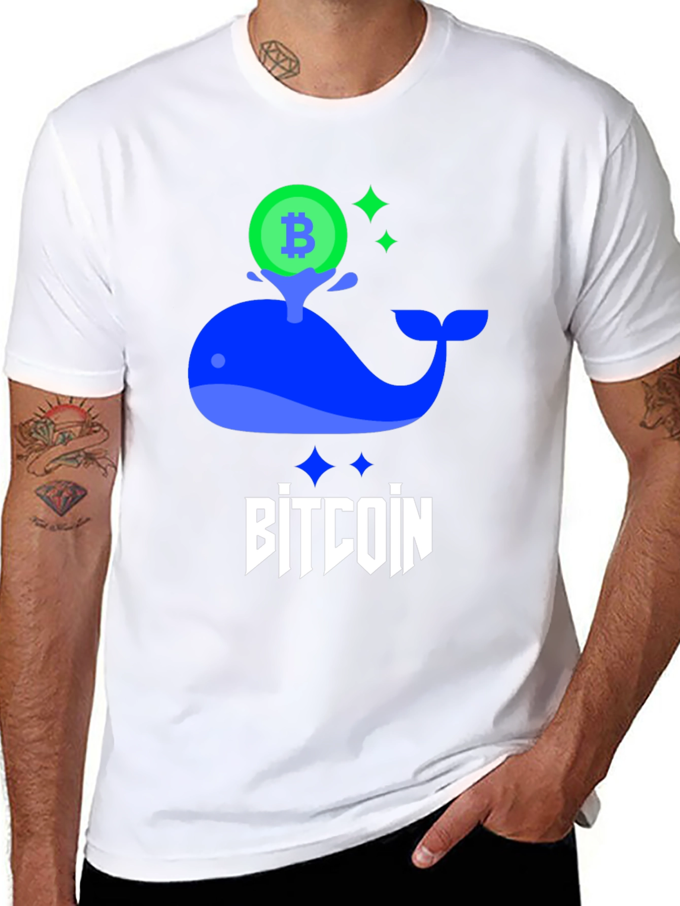 Bitcoin Whale Tee - Crypto Investor Shirt