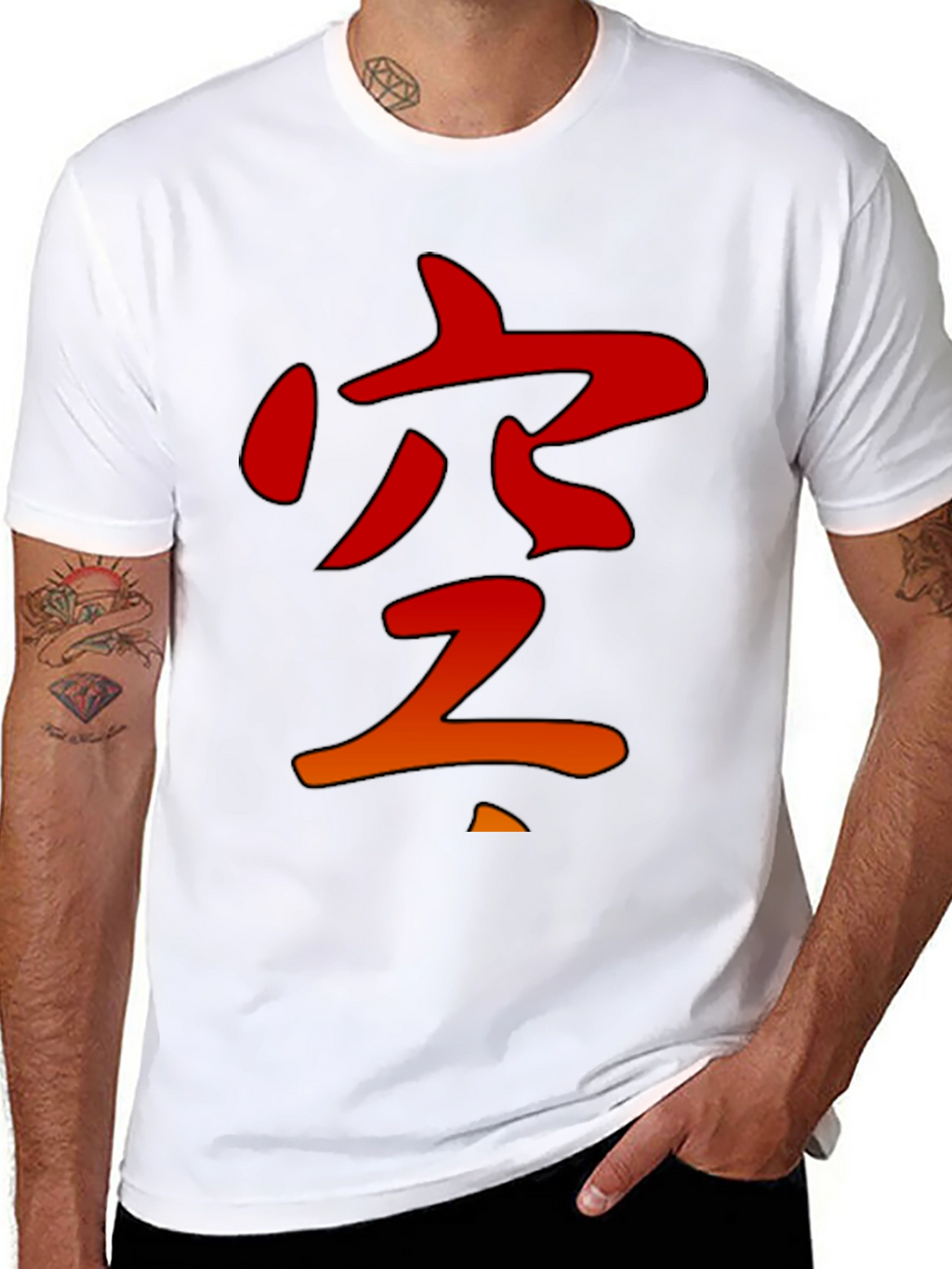 Japanese Kanji Graphic Tee - Stylish Black T-Shirt