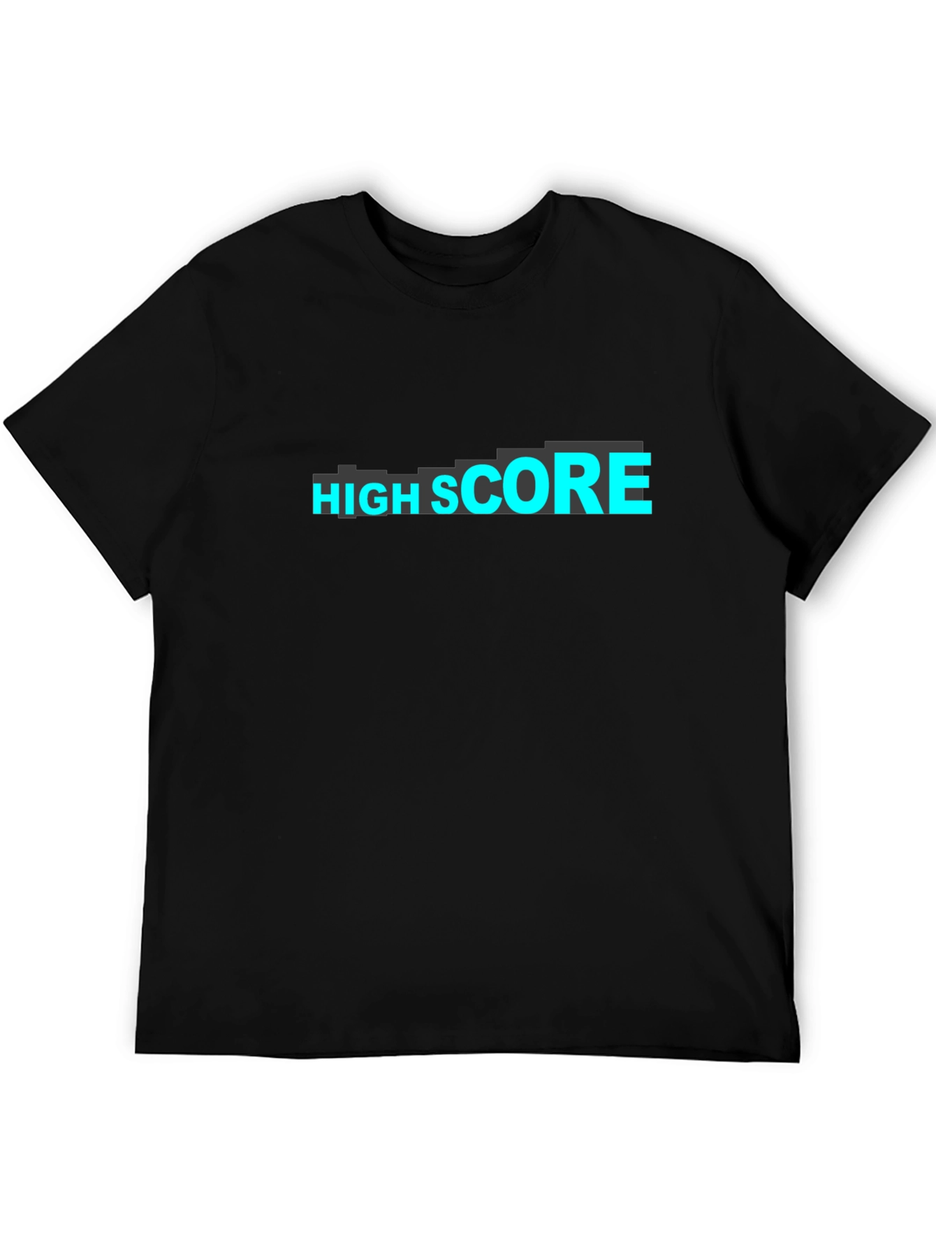 High Score Black T-Shirt - Gamer Tee