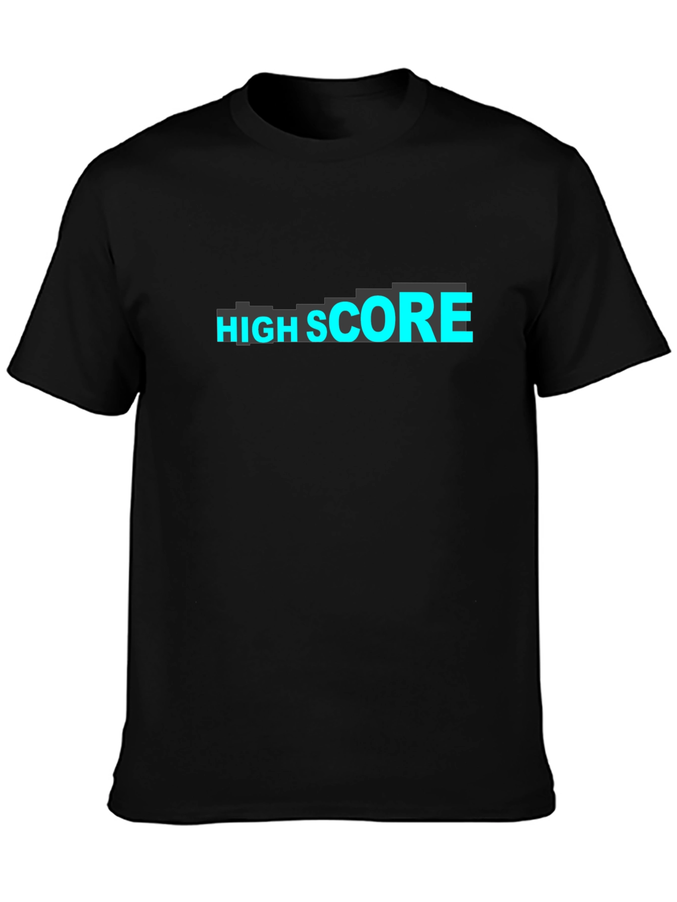 High Score Black T-Shirt - Gamer Tee