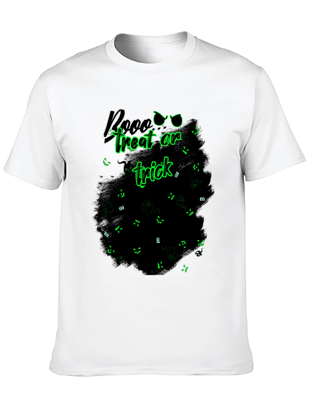 Boo Treat Or Trick Black T-Shirt